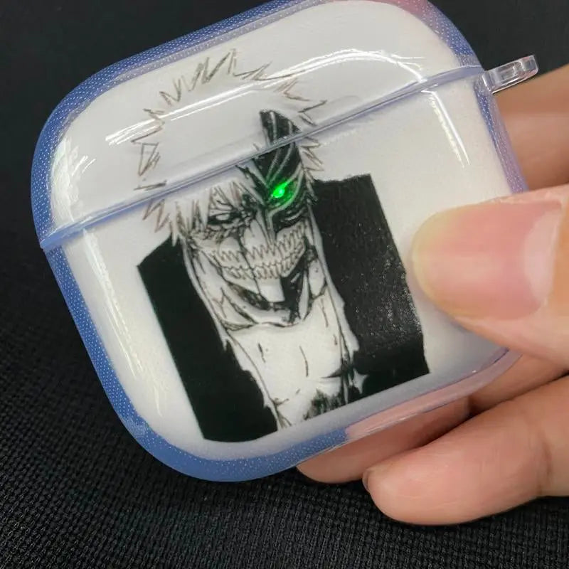 Berserk JJK AOT Tokyo Ghoul Solo Leveling DANDADAN Anime Inspired Wireless Earphone Protective Case Manga Airpod Case Cover for Airpods Pro 2/ Airpods 3/Airpods