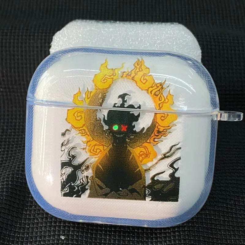 Berserk JJK AOT Tokyo Ghoul Solo Leveling DANDADAN Anime Inspired Wireless Earphone Protective Case Manga Airpod Case Cover for Airpods Pro 2/ Airpods 3/Airpods