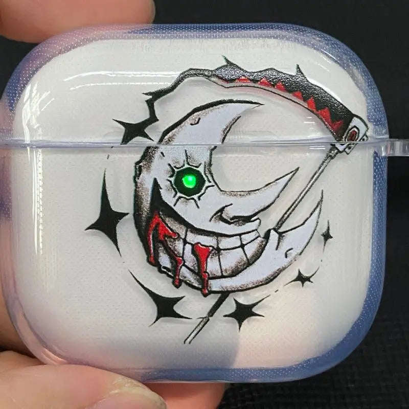 Berserk JJK AOT Tokyo Ghoul Solo Leveling DANDADAN Anime Inspired Wireless Earphone Protective Case Manga Airpod Case Cover for Airpods Pro 2/ Airpods 3/Airpods